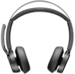 Poly Voyager Focus 2 Usb-C-C Ausinės +Usb-C/A Adapteris