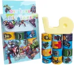 Marvel Jelly Pens Avengers lipni juosta vaikams Iron Man 12vnt + laikiklis