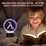 Led lempa half life logo spalvą keičianti usb naktinė lemputė ir dekoracija