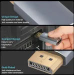 Axfee Displayport į Hdmi adapteris 4k Uhd (2 vnt.)