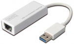 Assmann Electronic DIGITUS USB3.0 į Gigabit Ethernet adapteris RJ45 10/100/1000 Mbps baltas