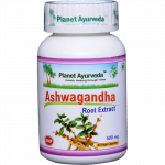 Ayumi Naturals Migdomoji vitanija A&scaron;vaganda Ashwagandha, ekologi&scaron;ka, Planet Ayurveda, 60 kapsulių