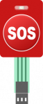 Oem Lipni membraninė klaviatūra - 1 SOS mygtukas