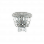 Sieninis &scaron;viestuvas Ideal Lux Wall lamp with 2 lights DUBAI, E14, chrome