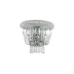 Sieninis &scaron;viestuvas Ideal Lux Wall lamp with 2 lights DUBAI, E14, chrome
