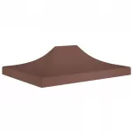 Proginės palapinės stogas, rudos spalvos, 4x3m, 270 g/m&sup2;