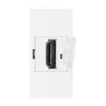 Orno NOEN HDMI, 22,5x45 mm HDMI modulinis lizdas su apsauginiu dangteliu, baltas