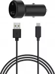 Juodas Box XQISIT CAR CHARGER 2,4A 1xUSB-A TO USB-MICRO Juodas BOX