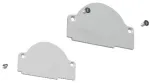LED profilio PRF170SET užbaigimai, balti, 2vnt.