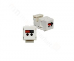 Kos Elektro System 500472 KOS45 Modulis Keystone - garsiakalbių lizdas balta 500472