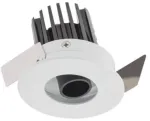 7W LED įleidžiamas &scaron;viestuvas XPIXEL, matinės baltos/juodos sp., 2700K