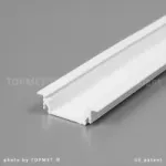 LED juostos profilis GROOVE14 EF/TY, baltas, 2m