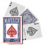 Bicycle Maverick Standard Index kortos (Mėlynos)