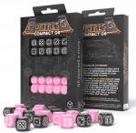Dėlionė Q-workshop Fortress Compact D6 Juodas & Rožinė Kauliukų Rinkinys
