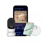 I&scaron;mani kūdikio kojinė &bdquo;Owlet Dream Sock&ldquo;, mėtų spalvos + Owlet Cam 2 mobili auklė