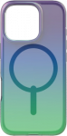 ZAGG Milan Snap Dėklas su MagSafe, skirtas iPhone 16 Pro &ndash; žalia/violetinė