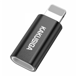 KAKU Adapteris KSC-559 Chenxing - Micro USB į Lightning - juodos spalvos