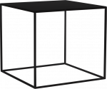 Customform Kavos staliukas, TENSIO METAL 50, 0.5x0.5x0.45 m, Juodas