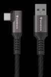 Genesis USB-C - USB-A 3.2 5.0m juoda PD 15W VR