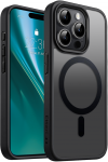 Dėklas Telforceone Eteri Matt Mag Apple iPhone 15 Pro 6.1" juoda spalva