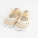 New Baby Nėriniuoti bateliai kūdikiams Nauji Baby rudi 3-6 m, dydis 3-6 m, 3-6 m
