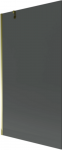 Vonios sienelė Mexen Next I, Gold/grafito stiklas, 100 x 150 cm