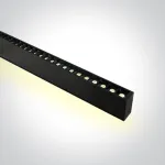 Pakabinamas &scaron;viestuvas 36-65W LED pakabinamas linijinis &scaron;viestuvas, juodas, 3000/4000/5000K, 38150BU/B/V
