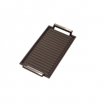 CATA | BBQ grill for induction, 22.8 x 43.2 x 3.8 cm | Juodas