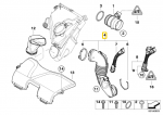 Bmw Oro Įsiurbimo Žarna E81 E87 E88 E82 E90 E91 X1 Originalus 13717810135