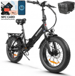 Elektrinis dviratis Samebike LOTDM200, 20", 750W, 13Ah, juodas