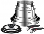 Puodų ir keptuvių rinkinys Tefal Ingenio Emotion, 11 dalių (L897SB74)