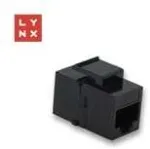 LYNX keystone spojka UTP Cat6, 8P8C, juoda