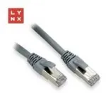 LYNX FTP jungiamasis kabelis Cat6, PVC, 3m, pilkas