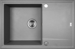 Granitinė virtuvinė plautuvė Laveo Megalo SBE_511T, Pilkas