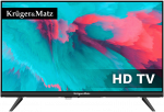 Kruger & Matz &bdquo;Televizorius Kruger&ldquo; ir &bdquo;Matz&ldquo; 24 colių HD DVB-T2 H.265 HEVC 230/12V
