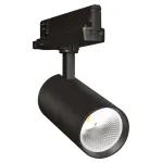 30W LED akcentinis &scaron;viestuvas į 3 fazių bėgelius TRACKLIGHT SPOT, juodas, 3000K, 24&deg;, DALI