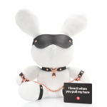 Shots Rabbit Bondage - Velvet - Large - Baltas