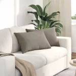 Sofa Pagalvės 2 pcs Taupe 60 x 40 cm audinys