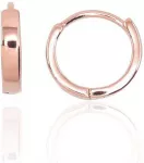 Sidabriniai auskarai su apvaliu segtuku - 1.9 g. - 13 mm.