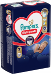 Pampers Night Pants Sauskelnės-Kelnaitės, 7, 17 vnt.