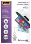 Laminator pouch Fellowes A4 80MKR 100PC