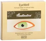 Aptiekas Produkcija Vaistinės produktas Healinature EyeWell formulė akims ir regėjimui su cinku &ndash; kietos želatinos kapsulės N32