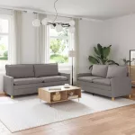 Sofa Sofos komplektas 2 vnt. Taupe Audinys