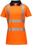 Gero matomumo moteri&scaron;ki PORTWEST LW72 polo mar&scaron;kinėliai, Dydis: XL, Pw spalvos: Geltona/Juodas