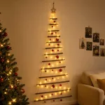 Kabančios Kalėdų eglutės su žaisliukais 180 cm 100 LED