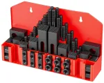 VEVOR 58 dalių 5/8" T formos griovelio prispaudimo rinkinys