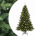Dirbtinė kalėdinė eglutė su rutuliuku 240 cm 300 LED