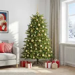 Dirbtinė kalėdinė eglutė su rutuliuku 180 cm 300 LED