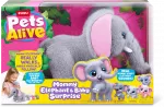 ZURU PETS ALIVE drambliukų mama su mažyliais