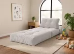 WOBA light pilkas pouffe-mattress